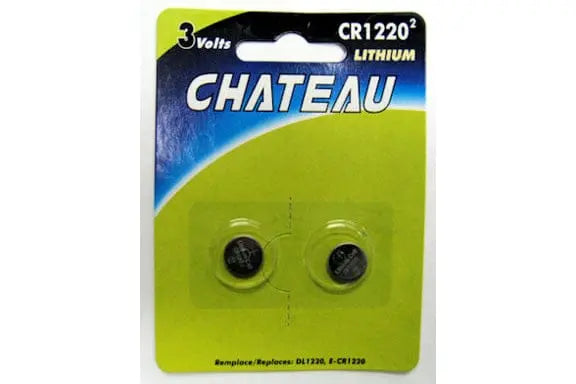 Watch Battery CR1220 2 pack lithium 3 volt CHAMAN