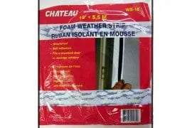 Weather Strip Foam 18' Chateau Manis Electronics