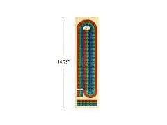 Wooden Cribbage Board - 3 lane CTG BRANDS INC