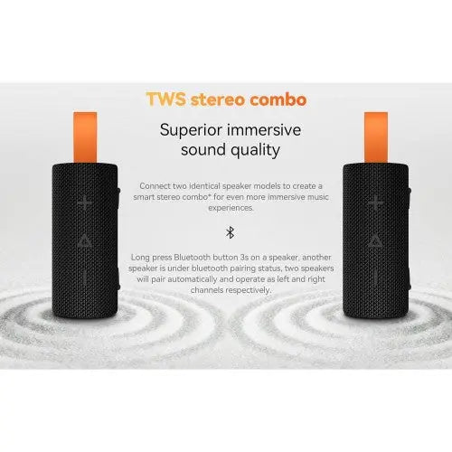 Xiaomi Sound Pocket Speaker 5W Bluetooth waterproof IP67, Black Quad Source Canada Inc.