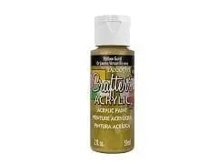 Yellow Gold 2oz. Acrylic Paint MULTICRAFT IMPORTS INC.