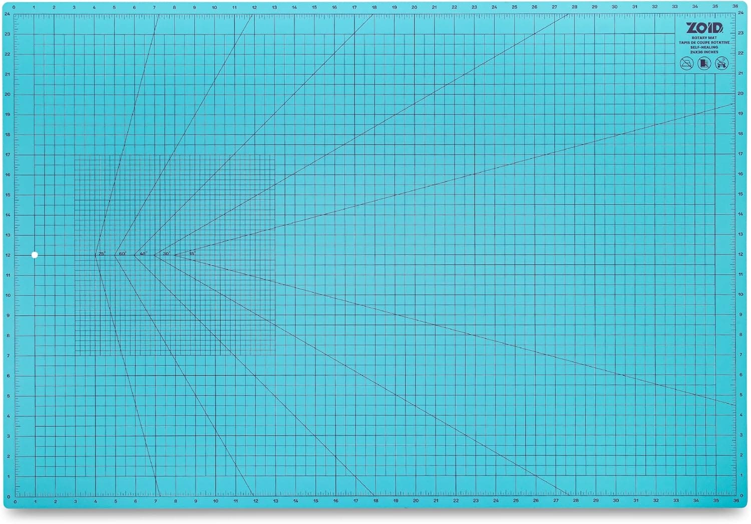 Cutting Mat 24" x 36" Self Healing Zoid - Brantford Surplus
