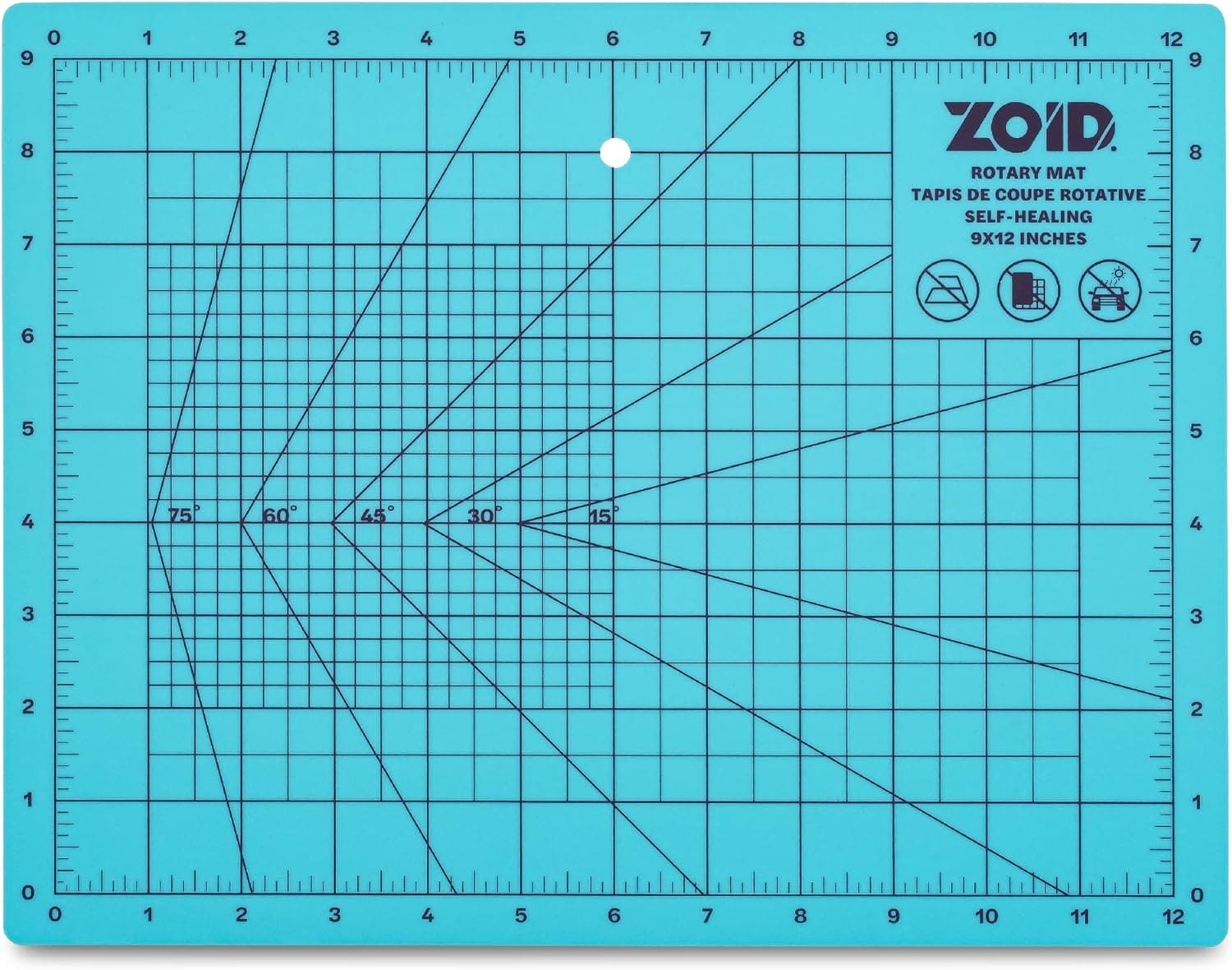 Cutting Mat 9" x 12" Self Healing Zoid - Brantford Surplus