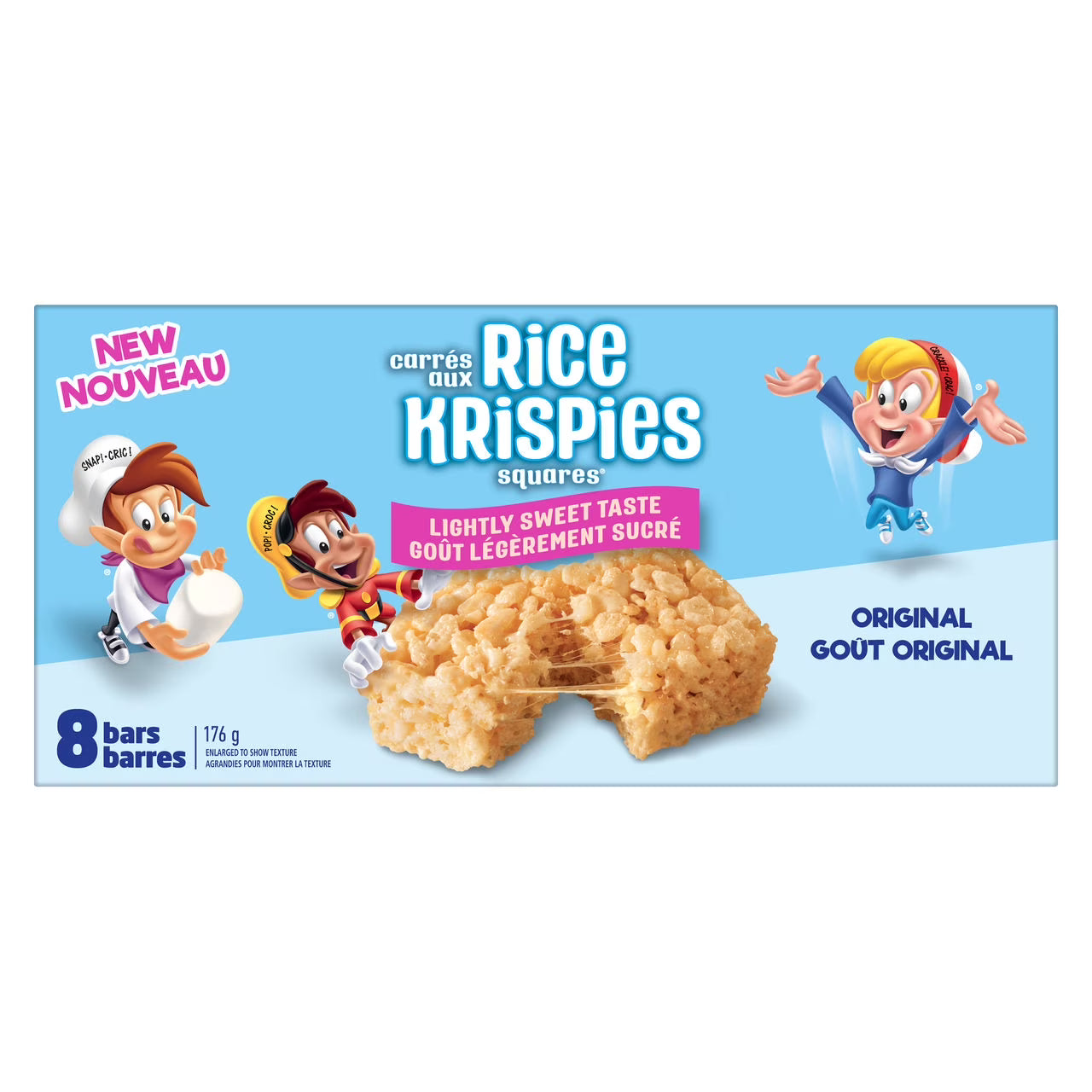 Rice Krispies Squares, Lightly Sweet, 8 Bars