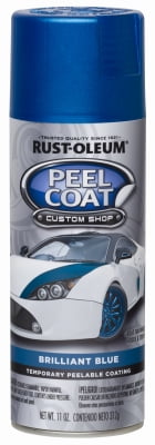Rust-Oleum Peel Coat Matte Brilliant Blue — packaging
