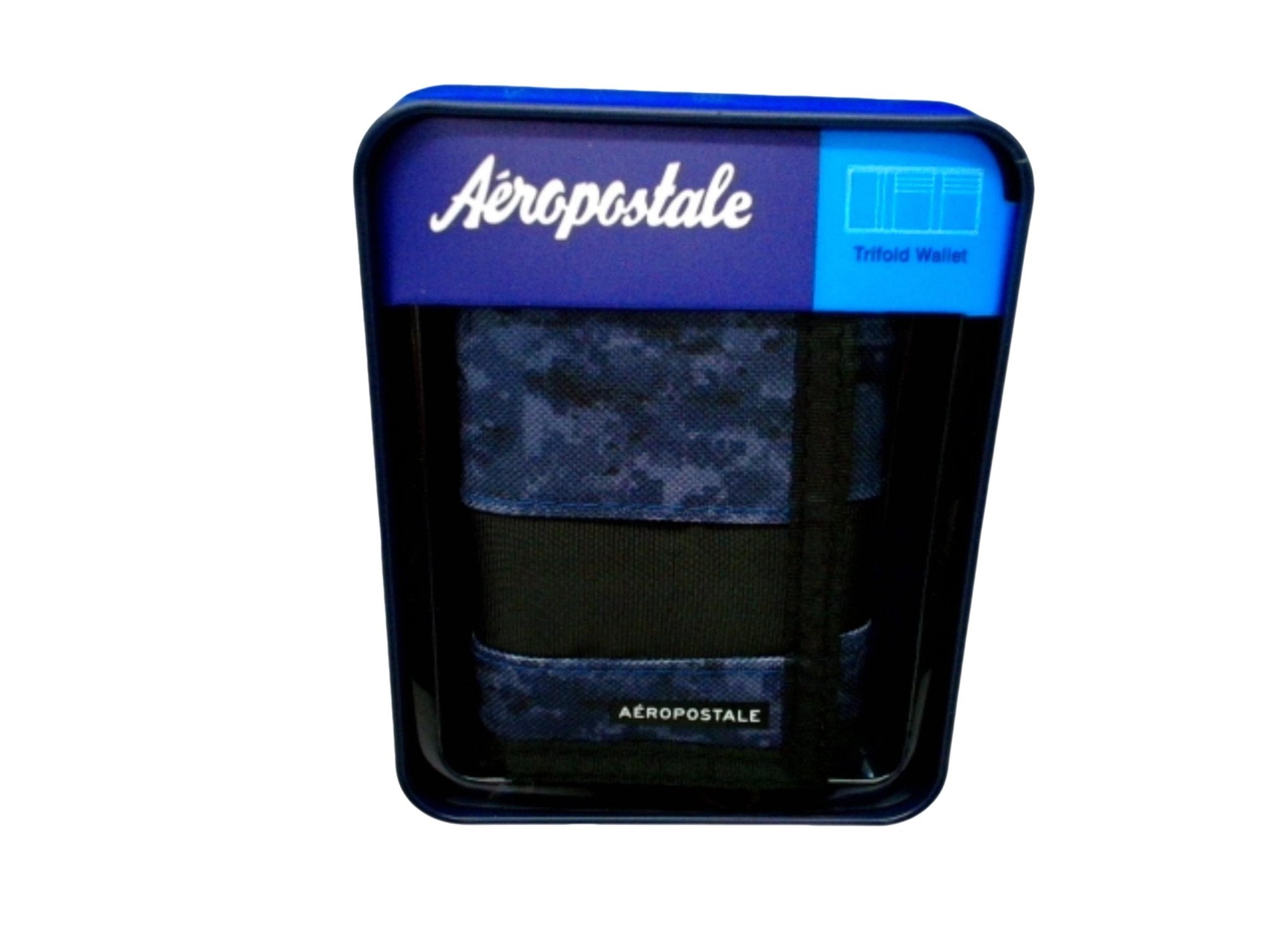 Aeropostale Men's Navy Camo Trifold Wallet - Brantford Surplus