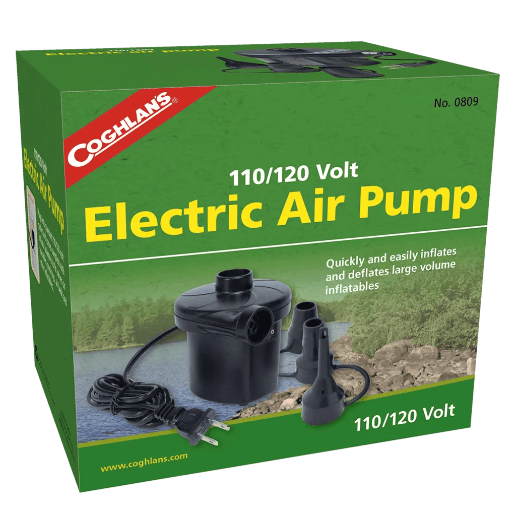 Air pump electric for large volume inflatables - Brantford Surplus
