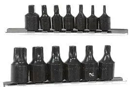 Air Torx Bit Socket Set 15 Pc 1/4 & 3/8 inch - Brantford Surplus