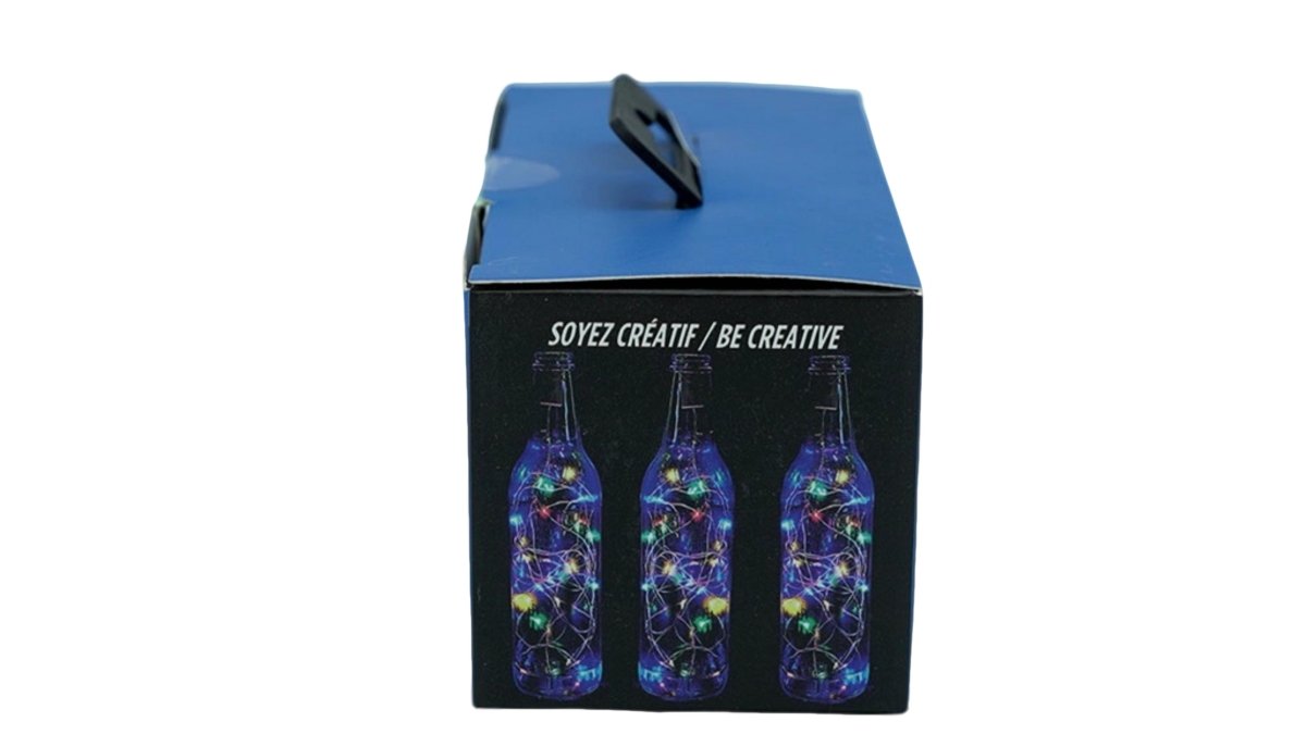 Ason Decor Wine Bottle LED String Lights 10 Pack Multicolor - Brantford Surplus