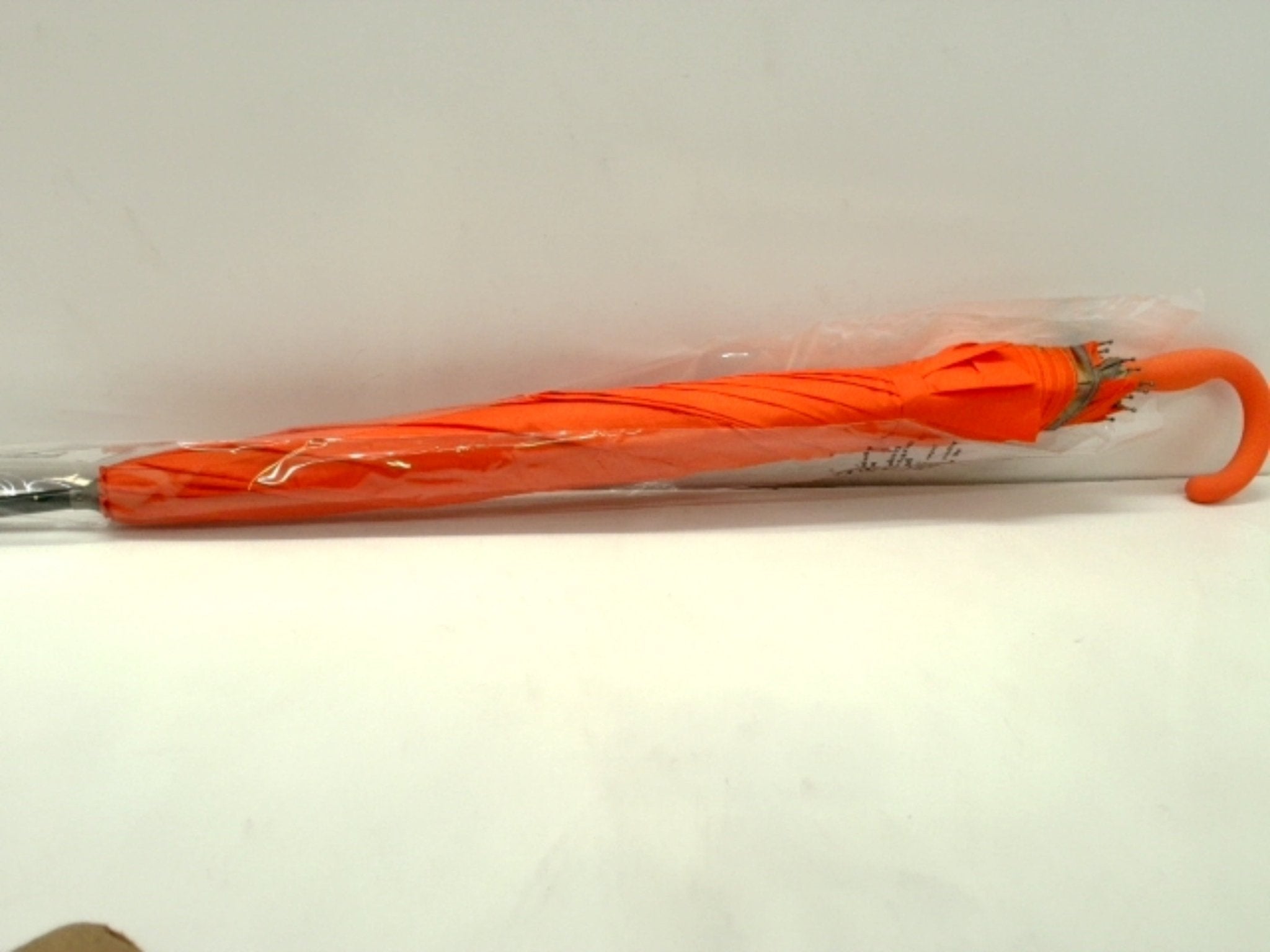 Austin House Windproof Travel Umbrella - Compact Red Orange - Brantford Surplus