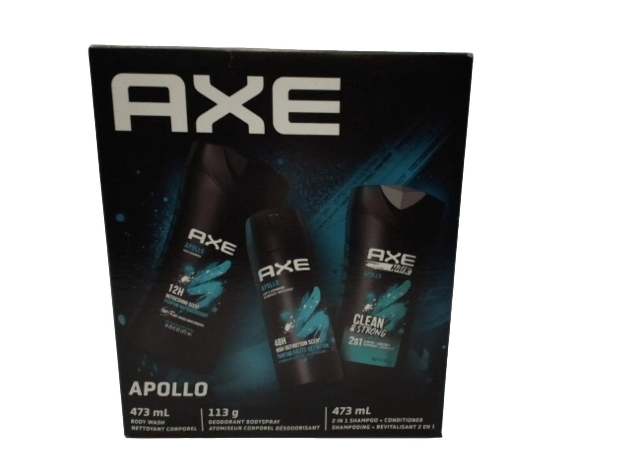 Axe Apollo 3pc. Gift Set (ENDCAP) - Brantford Surplus