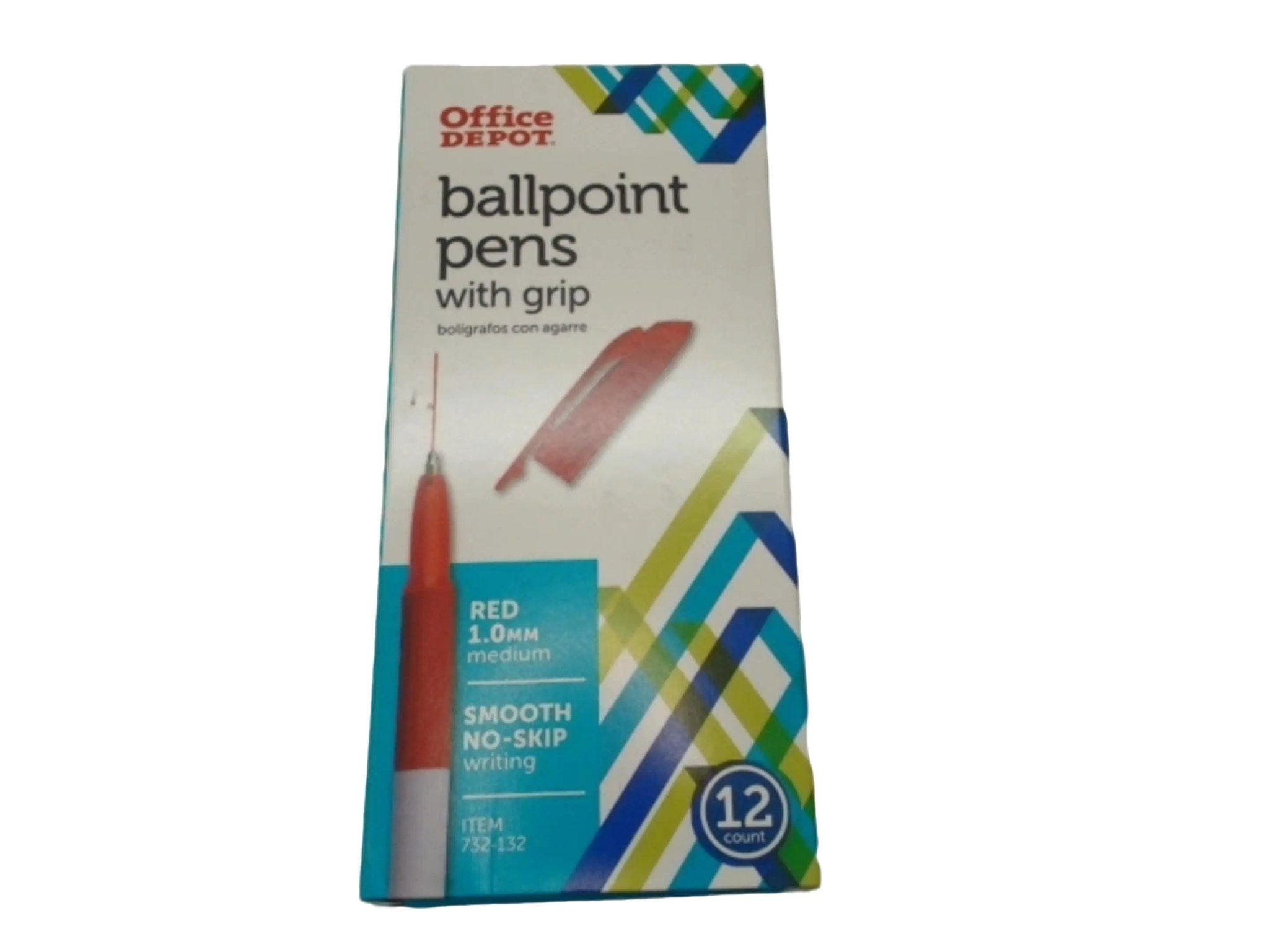 Ballpoint Pens 12pk. Red Office Depot - Brantford Surplus