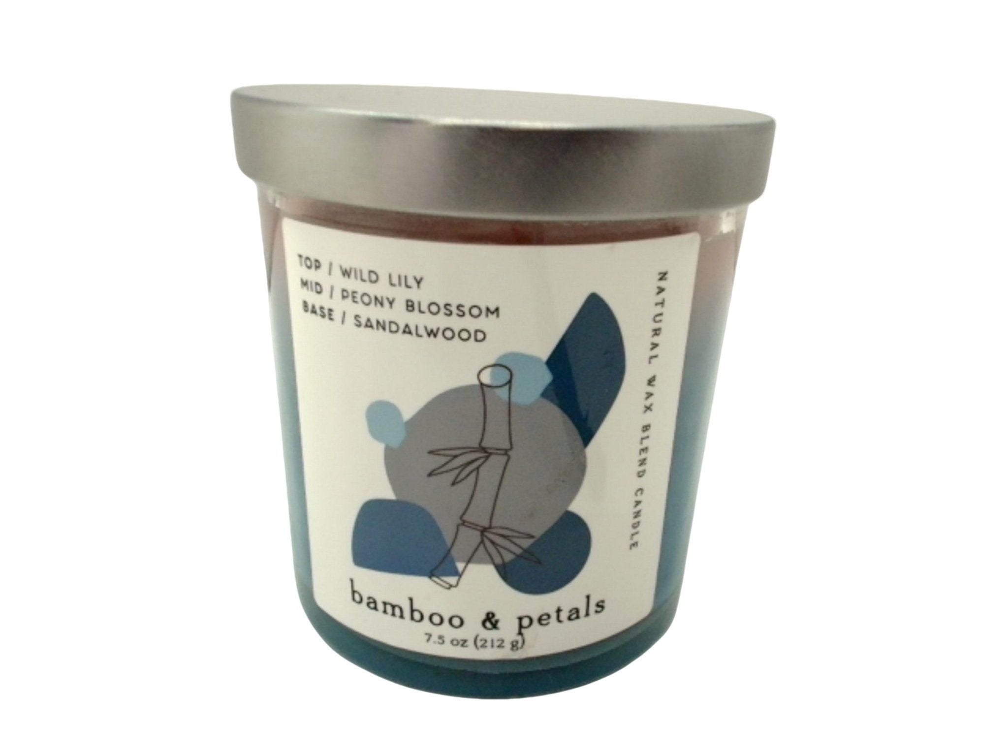 Bamboo Petals Scented Candle - Aromatherapy Jar 7.5oz - Brantford Surplus