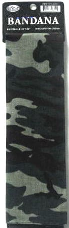 Bandana Camo - Grey 21X21 inches - Brantford Surplus