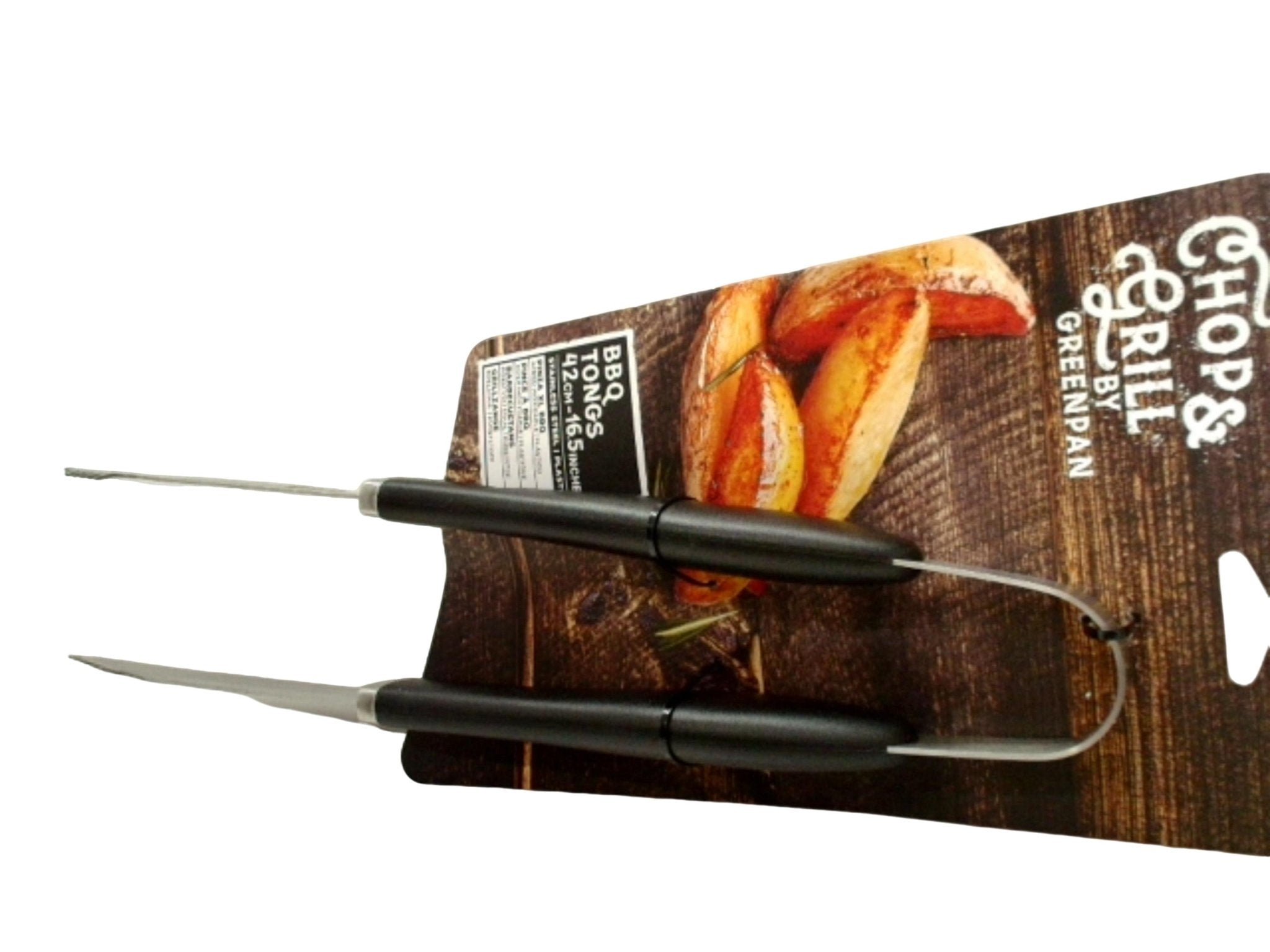 Barbecue Tongs 16.5" Stainless Steel Chop & Grill By Greenpan - Brantford Surplus