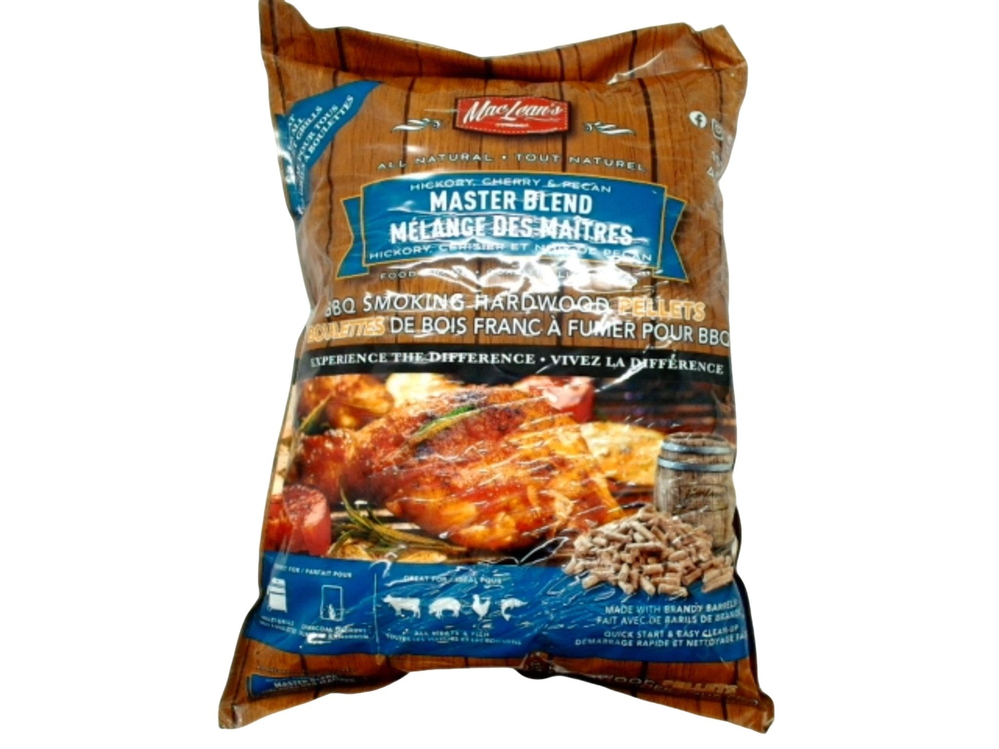 BBQ Smoking Pellets 10lbs - Master Blend Maclean's Canada - Brantford Surplus