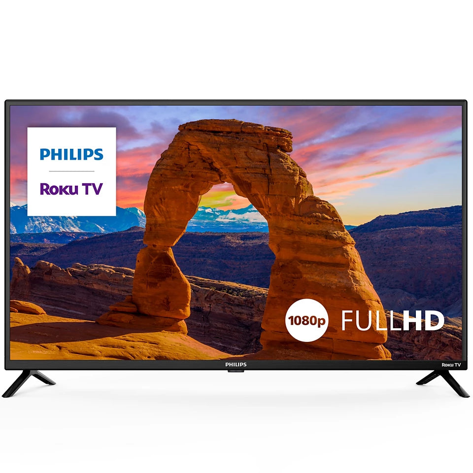 40" Philips roku smart tv (refurbished)