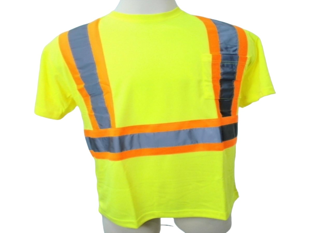 Bedrok High Visibility Safety T-Shirt 3XL Fluorescent Yellow - Brantford Surplus
