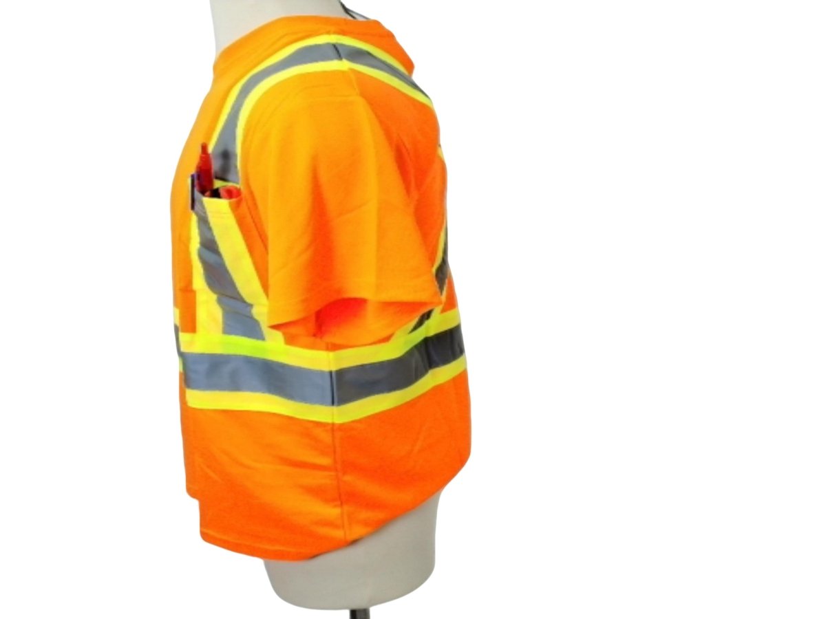 Bedrok High Visibility Safety T-Shirt Orange 3XL - Brantford Surplus