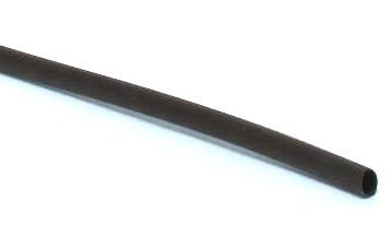 Black 1/8" Flexible Heat Shrink Tubing Sleeve 1m - Brantford Surplus