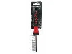 Comb for pets ideal for shedding 20cm red/black HRSGLO