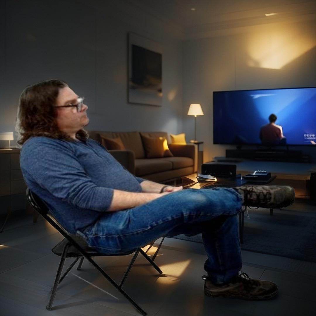 Black Portable Folding Chair - Compact Outdoor Seating - Brantford Surplus