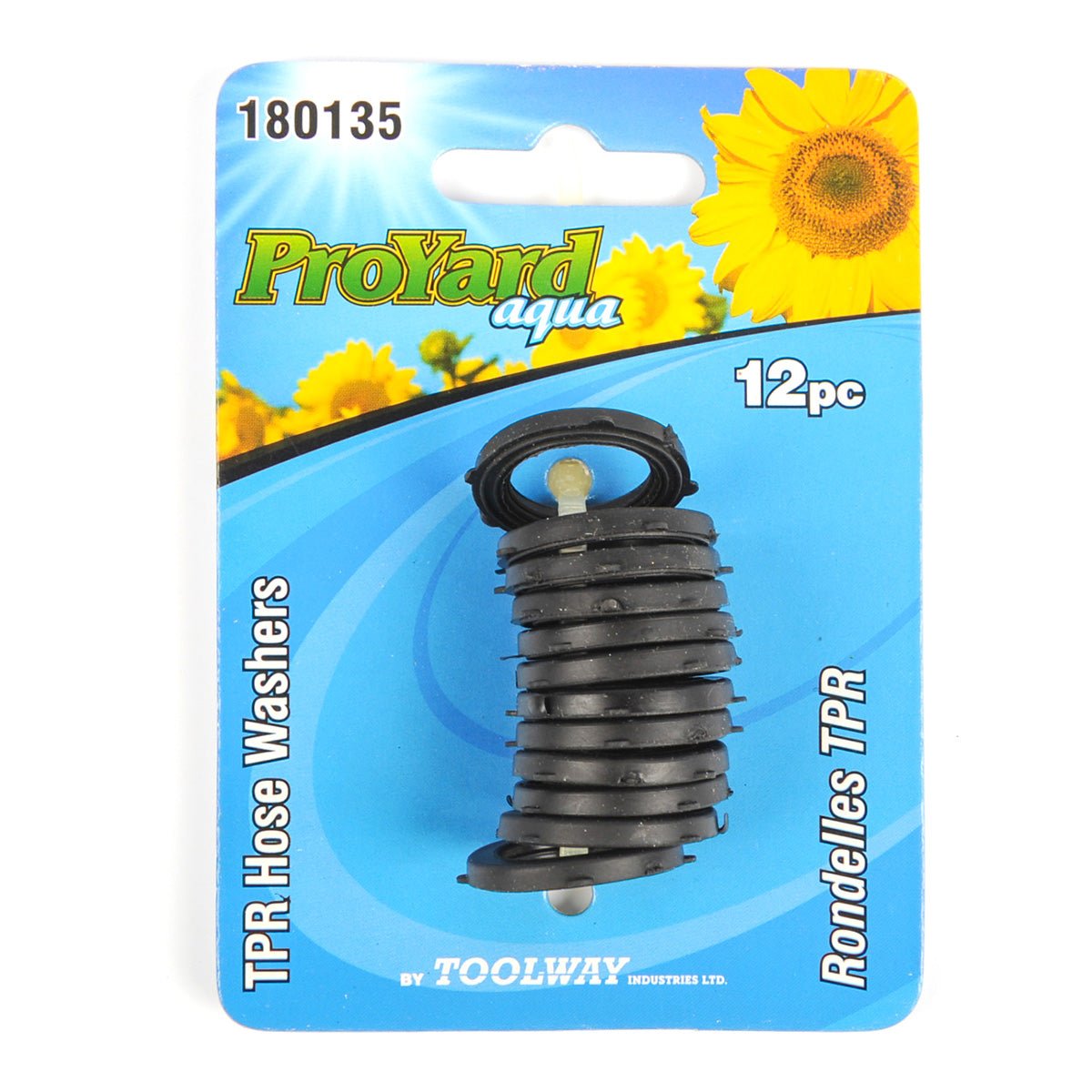 Black Tapered Hose Nozzle Washers 12 Pack Durable - Brantford Surplus