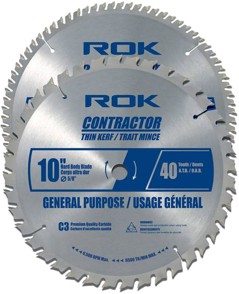 Blade 10 inch 2 pc combo 10x40 and 10x80break up - Brantford Surplus