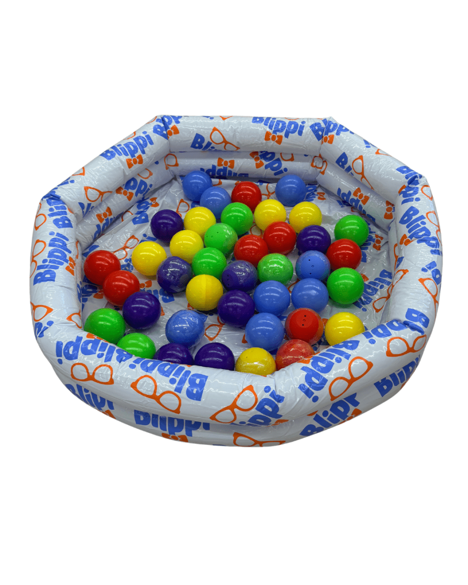Blippi Mystery Ball Pit Playset 56pcs – Kids Adventure Toy - Brantford Surplus