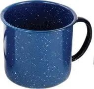 Blue Speckled Enamel Mug - 8cm - Brantford Surplus