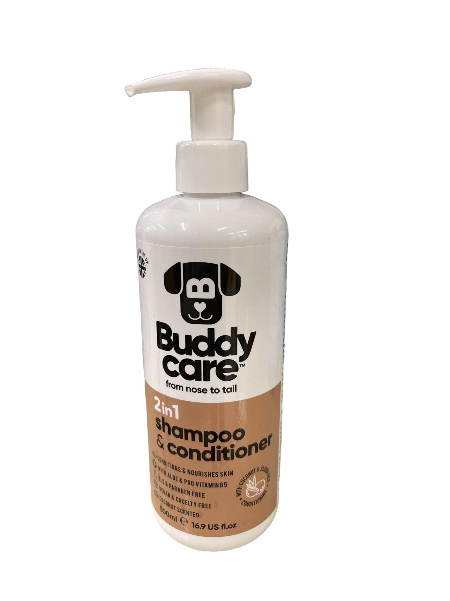 Buddy Dog Coconut Pet Shampoo & Conditioner 500ml - Brantford Surplus