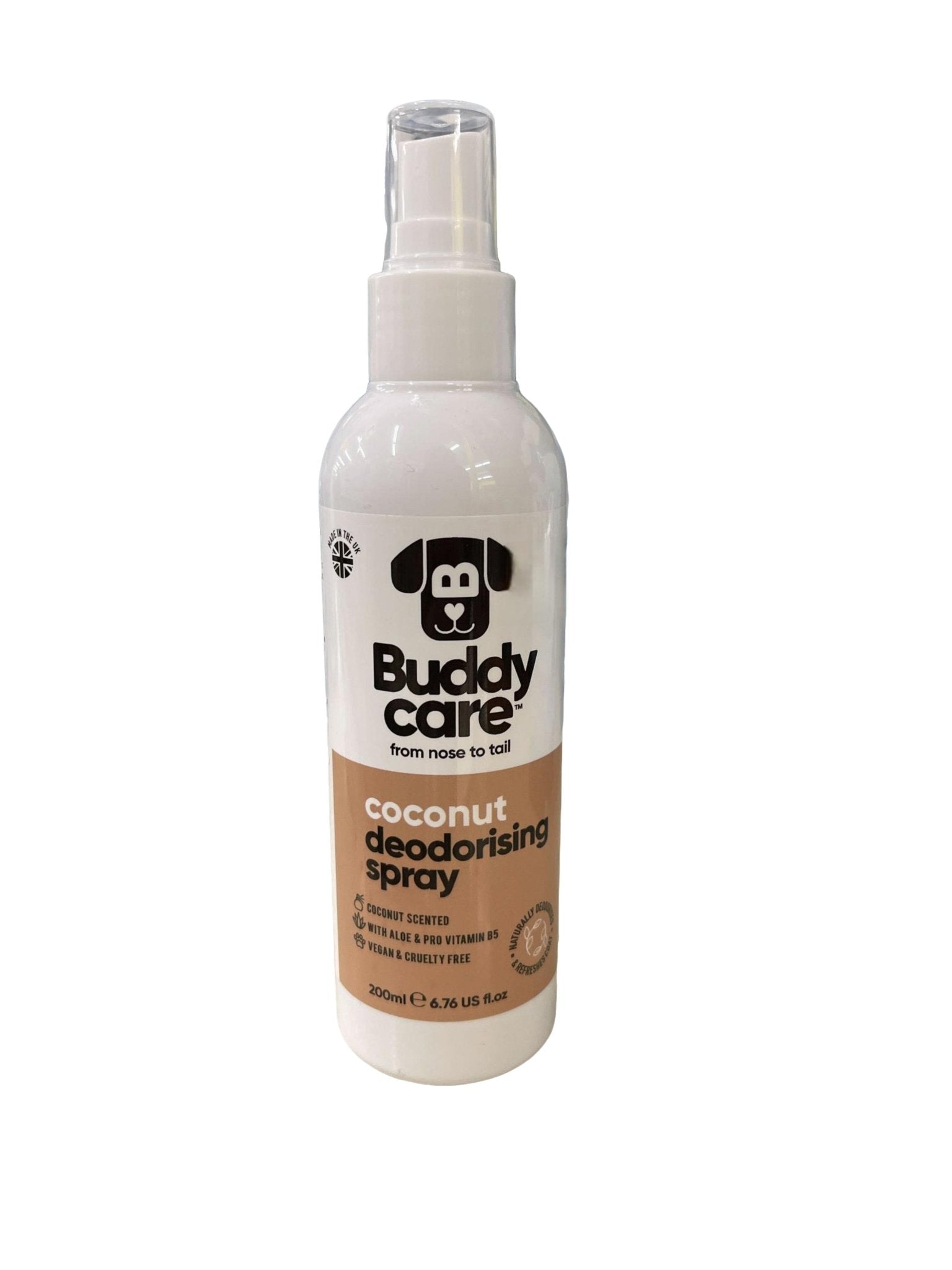 Buddy Dog Coconut Scent Deodorizing Spray 200ml - Brantford Surplus