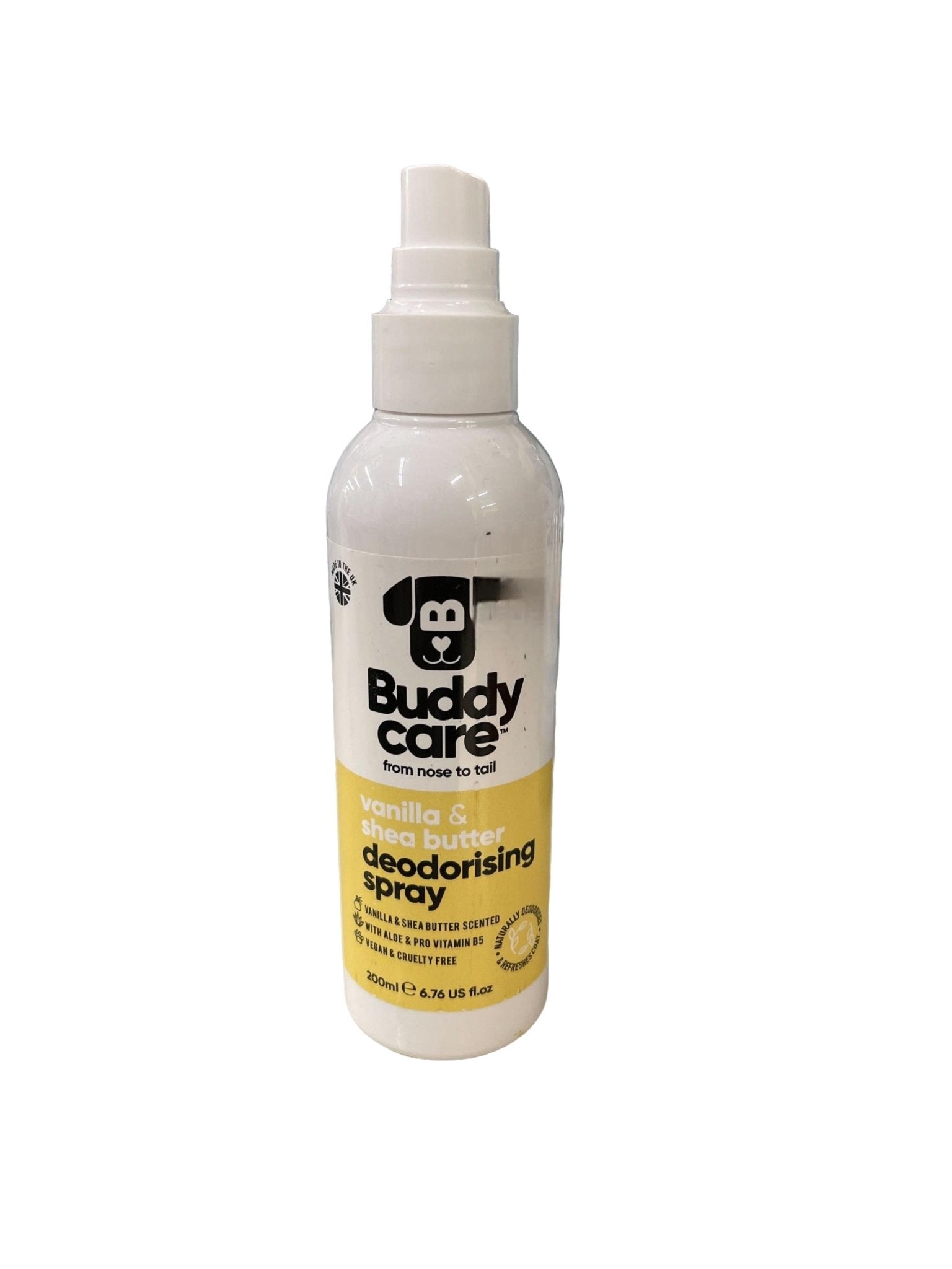 Buddy Dog Deodorizing Spray Vanilla Shea Butter 200ml - Brantford Surplus