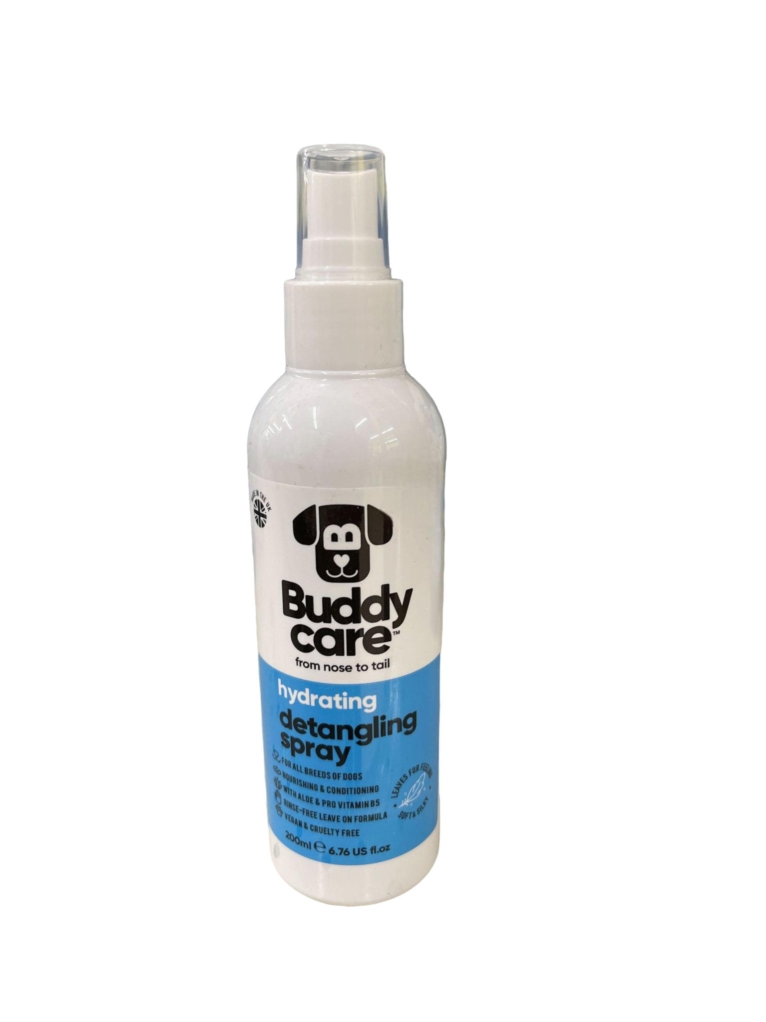Buddy Dog Detangling Spray - Anti - Knot Grooming 200ml - Brantford Surplus