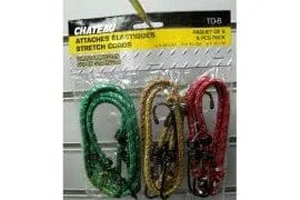 Bungee Cords 6pc/pk Asst Colours And Sizes - Brantford Surplus