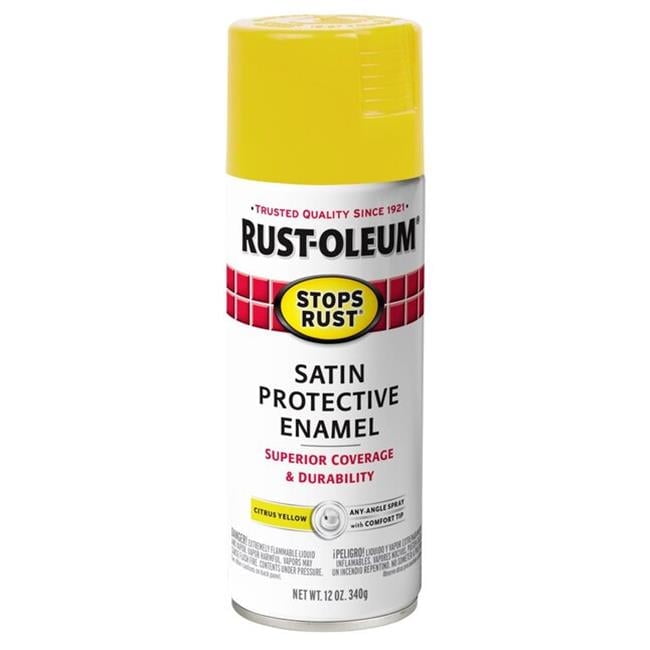 Rust-Oleum Satin Citrus Yellow — alternate view