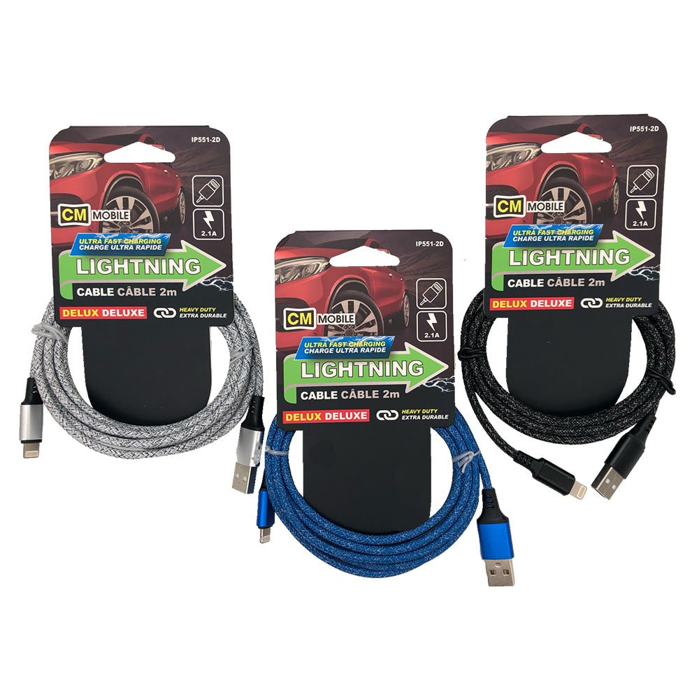 Cable Lightning™ Iphone 2 meter - Brantford Surplus