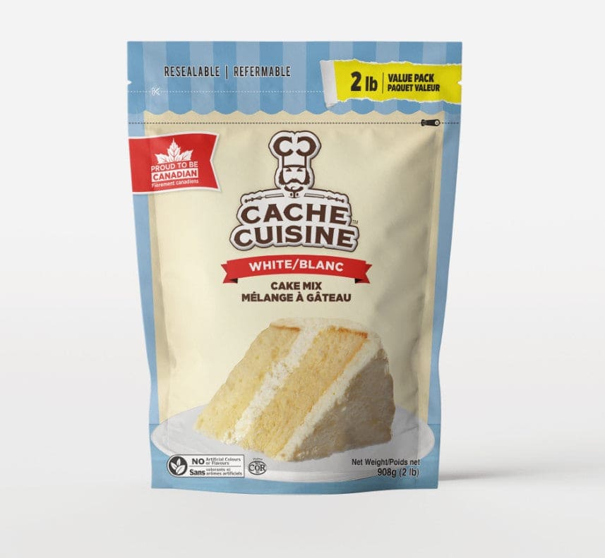 Cake Mix White 908g Cache Cuisine - Brantford Surplus