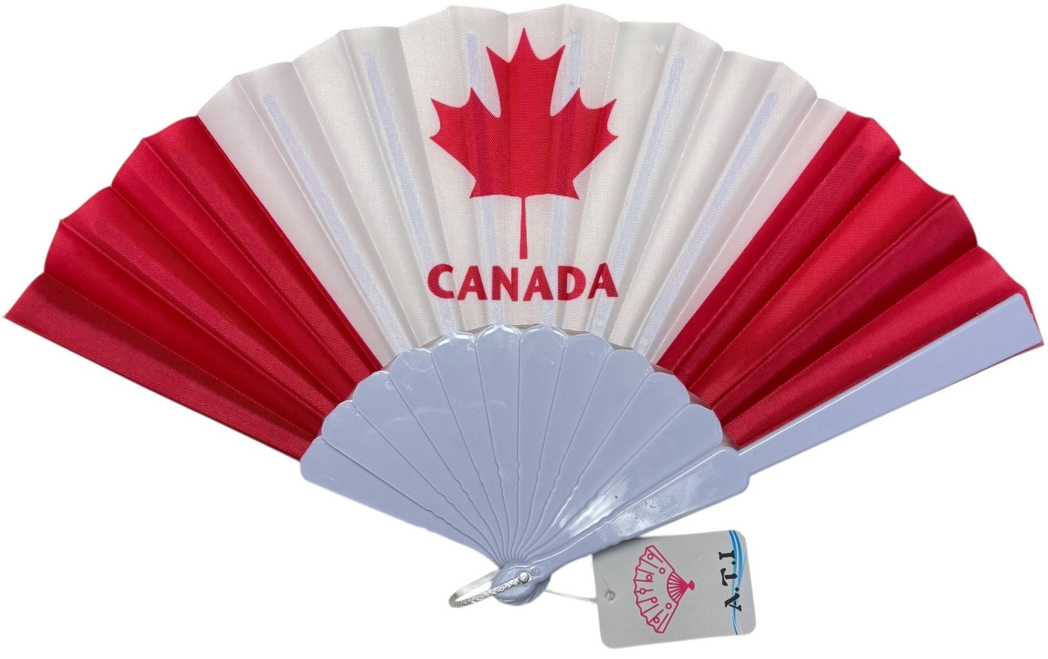 Canada Maple Leaf Souvenir Hand Fan - Canadian Gift - Brantford Surplus
