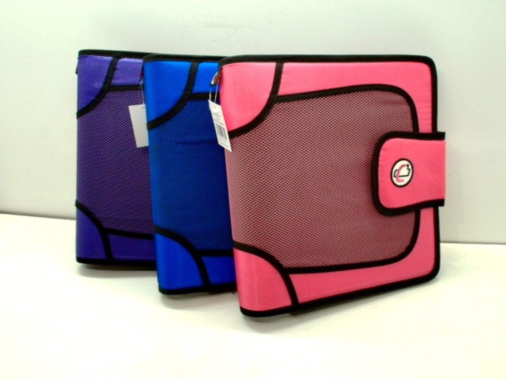 Case It Durable 2 - Inch Zipper Binder Organizer - Assorted - Brantford Surplus