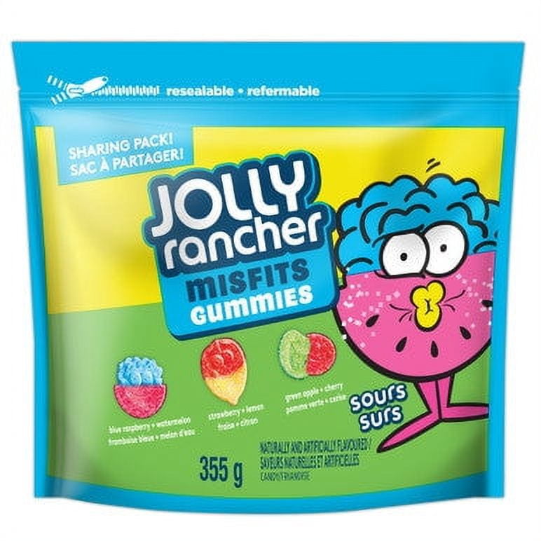 Jolly Rancher Sour Gummies 2-in-1 Flavors 355g