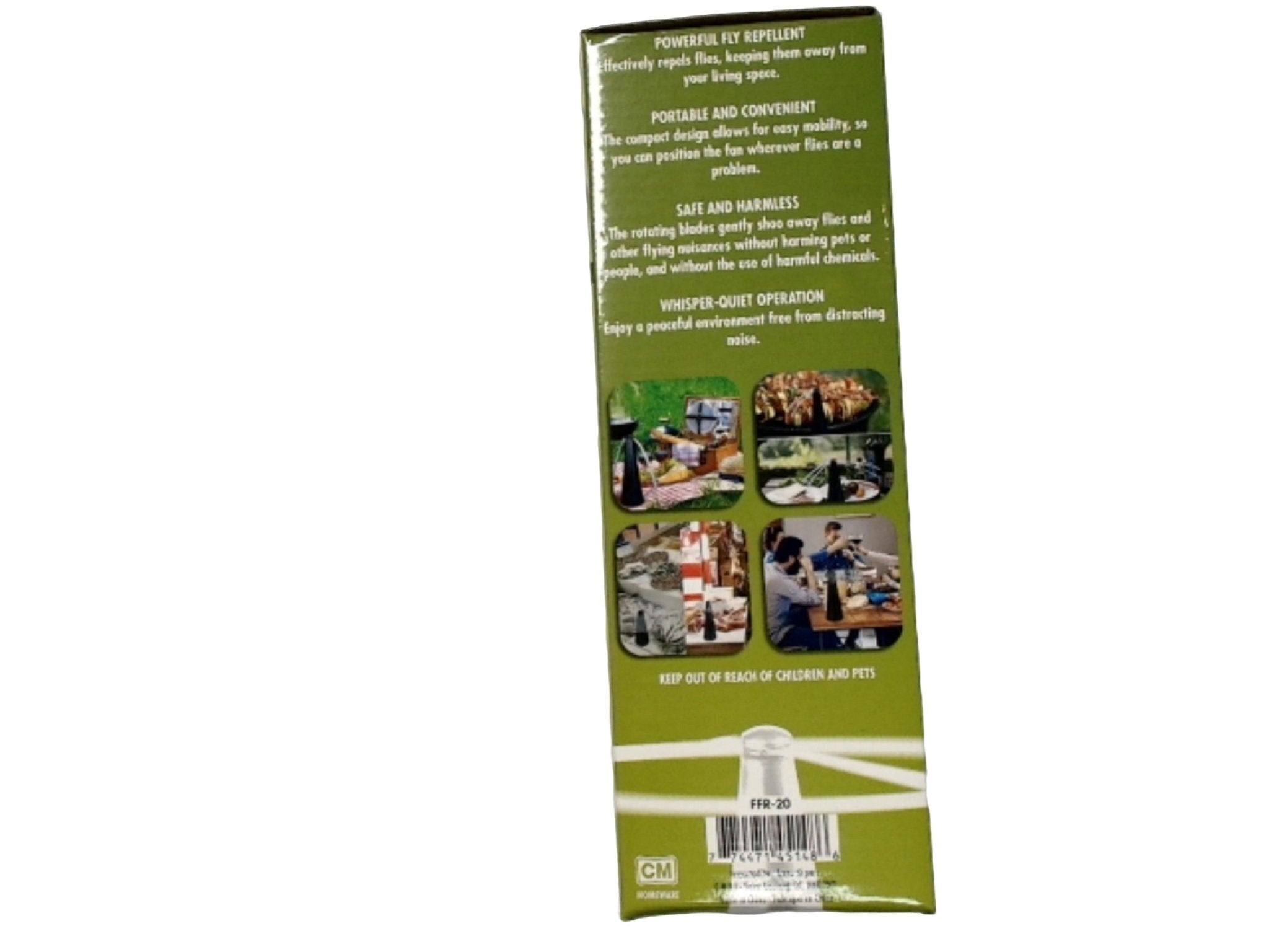 Chemical - Free Fly Repellent Fan - Compact Portable Design - Brantford Surplus