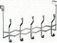 Chrome Diamond Over - the - Door Hook Rack - Brantford Surplus