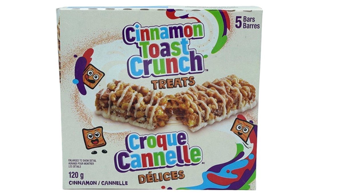 Cinnamon Toast Crunch Cereal Bars 5 Pack Snack Treats - Brantford Surplus