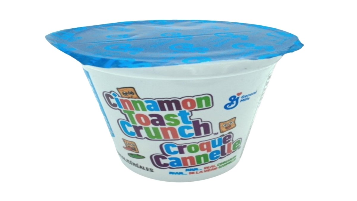 Cinnamon Toast Crunch Cereal Cup 56g - Single Serve Snack - Brantford Surplus