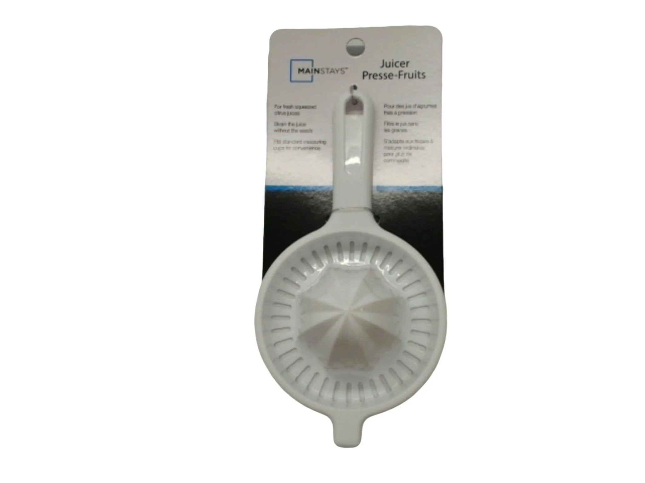 Citrus Fruit Juicer White Plastic Mainstays - Brantford Surplus