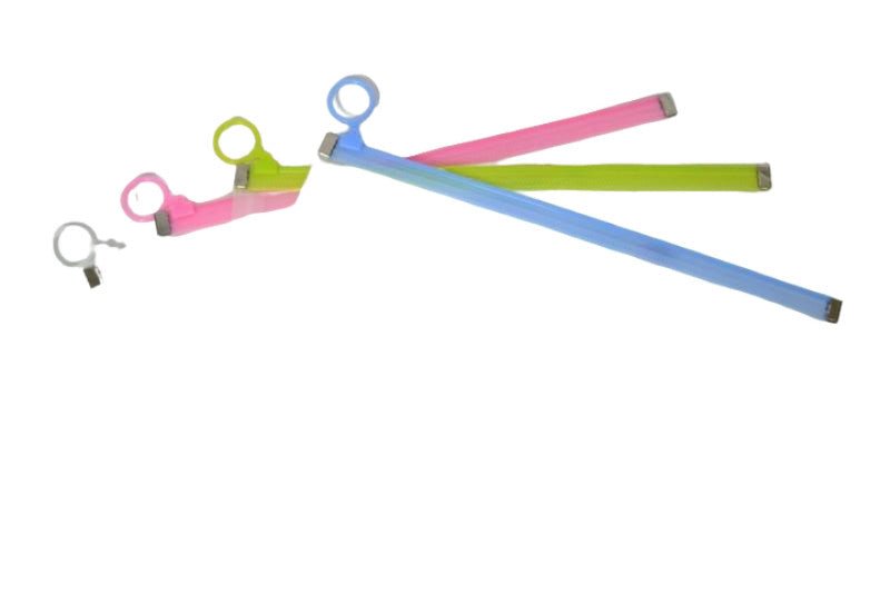 Clear Zipper Pencil Pouch - Assorted Colors - Brantford Surplus