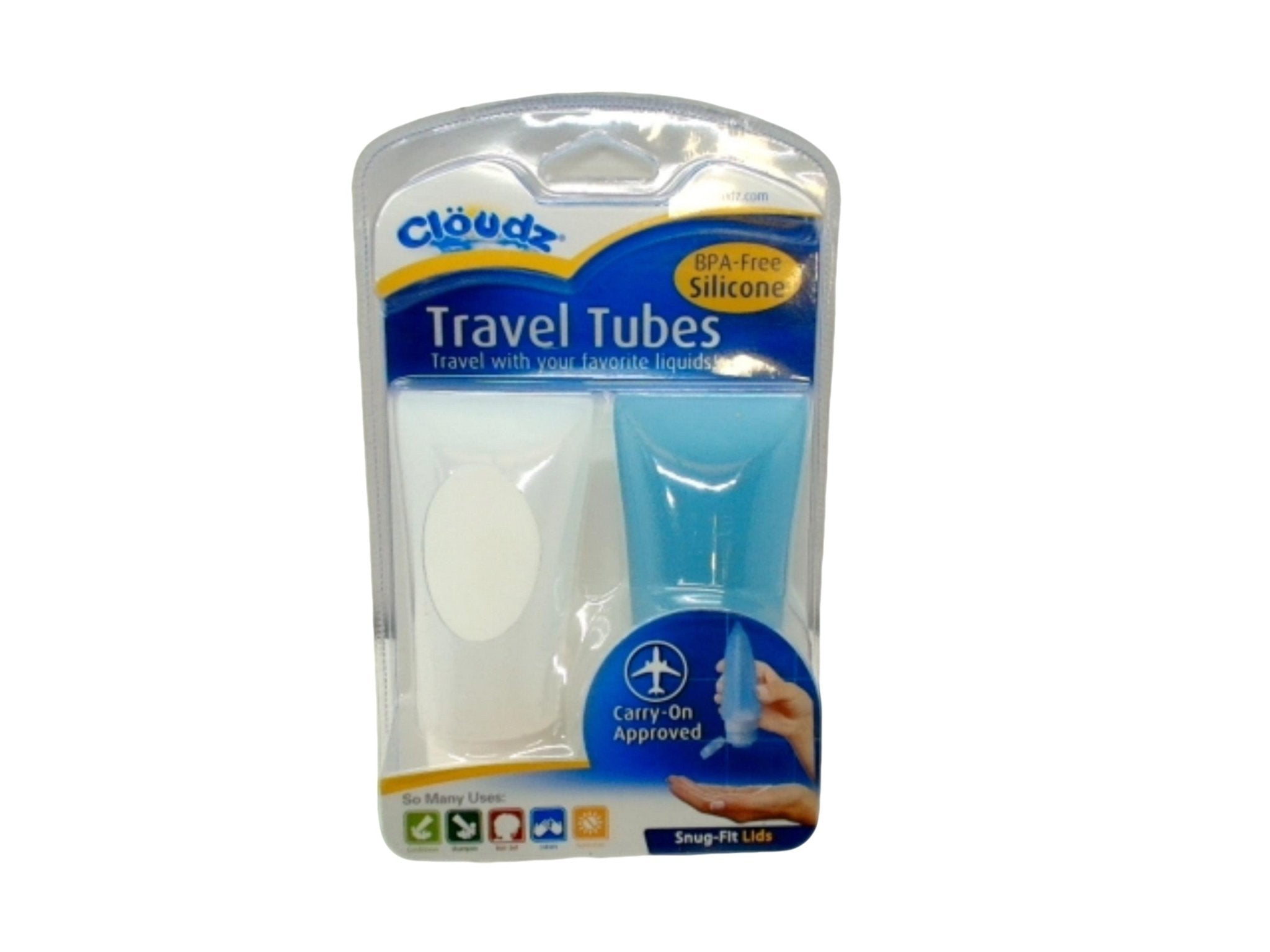 Cloudz Leakproof Silicone Travel Bottles 2 - Pack - Brantford Surplus