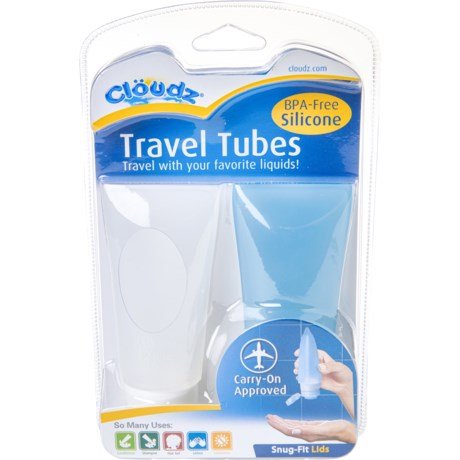 Cloudz Leakproof Silicone Travel Bottles 2 - Pack - Brantford Surplus
