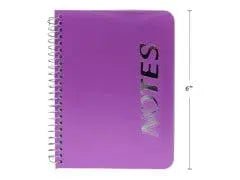 COIL INDEX CARD 6X4.5"PERF40SX1SIDE RULED PLAST T. COVER - Brantford Surplus